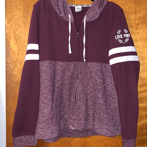 PINK Zip Up Hoodie - Picture 2 of 4